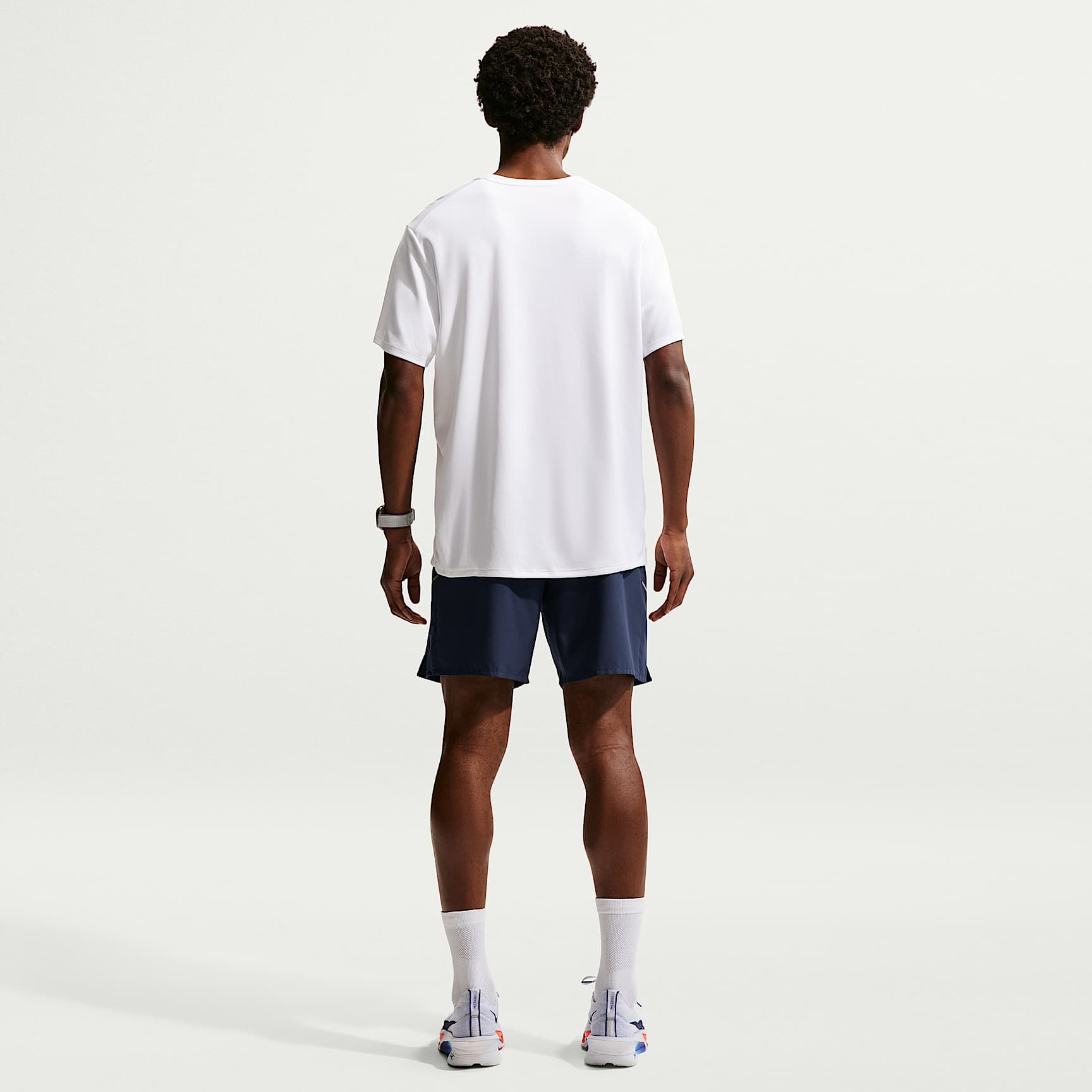 Nike Miler Men's Dri-FIT 18cm (approx.) Brief-Lined Running Shorts – Midnight Navy/Midnight Navy