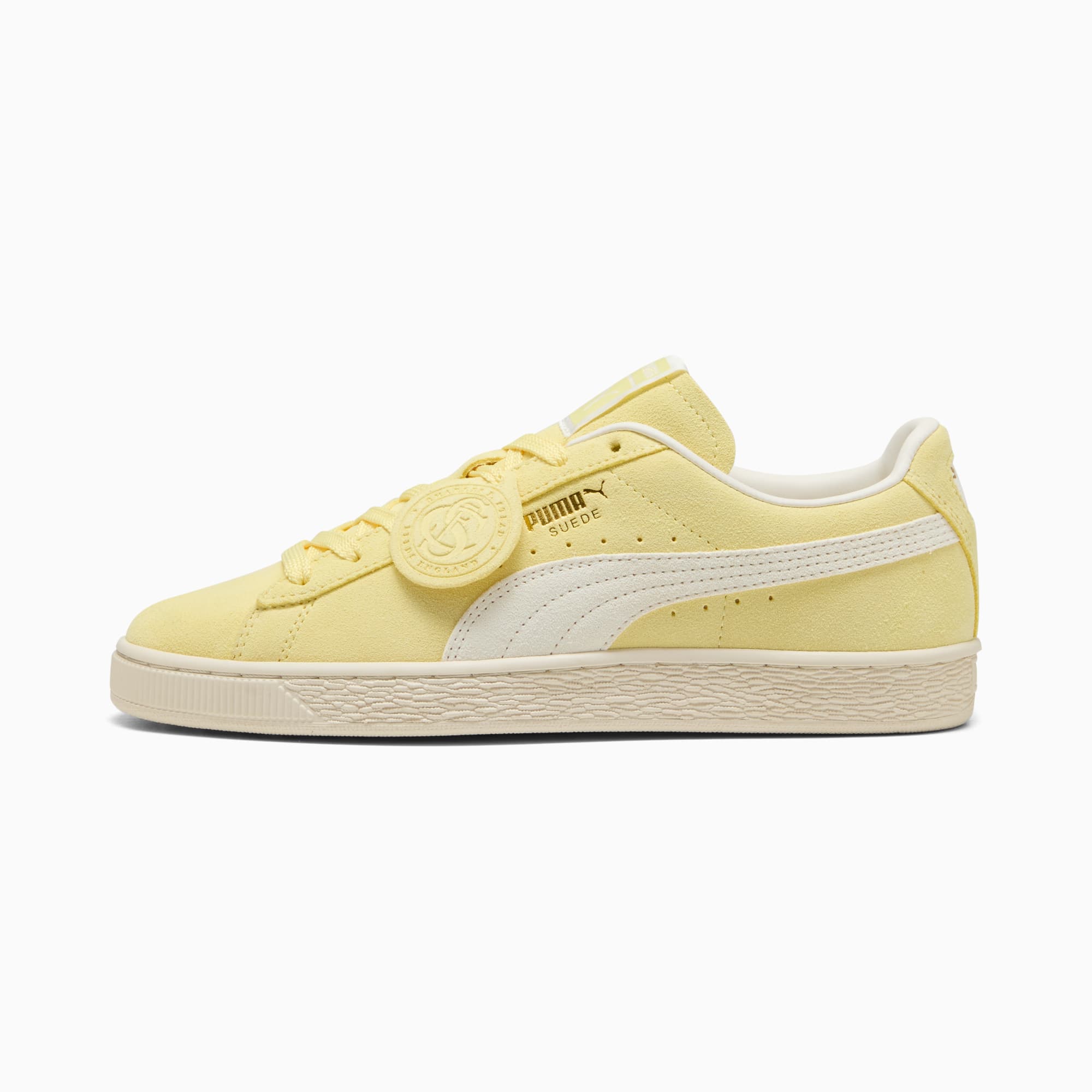 Suede Charles F. Stead Sneakers Unisex – Pineapple Ice-Frosted Ivory