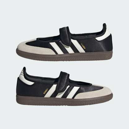 Samba Jane Shoes - Core Black / Off White / Gold Metallic - view 7