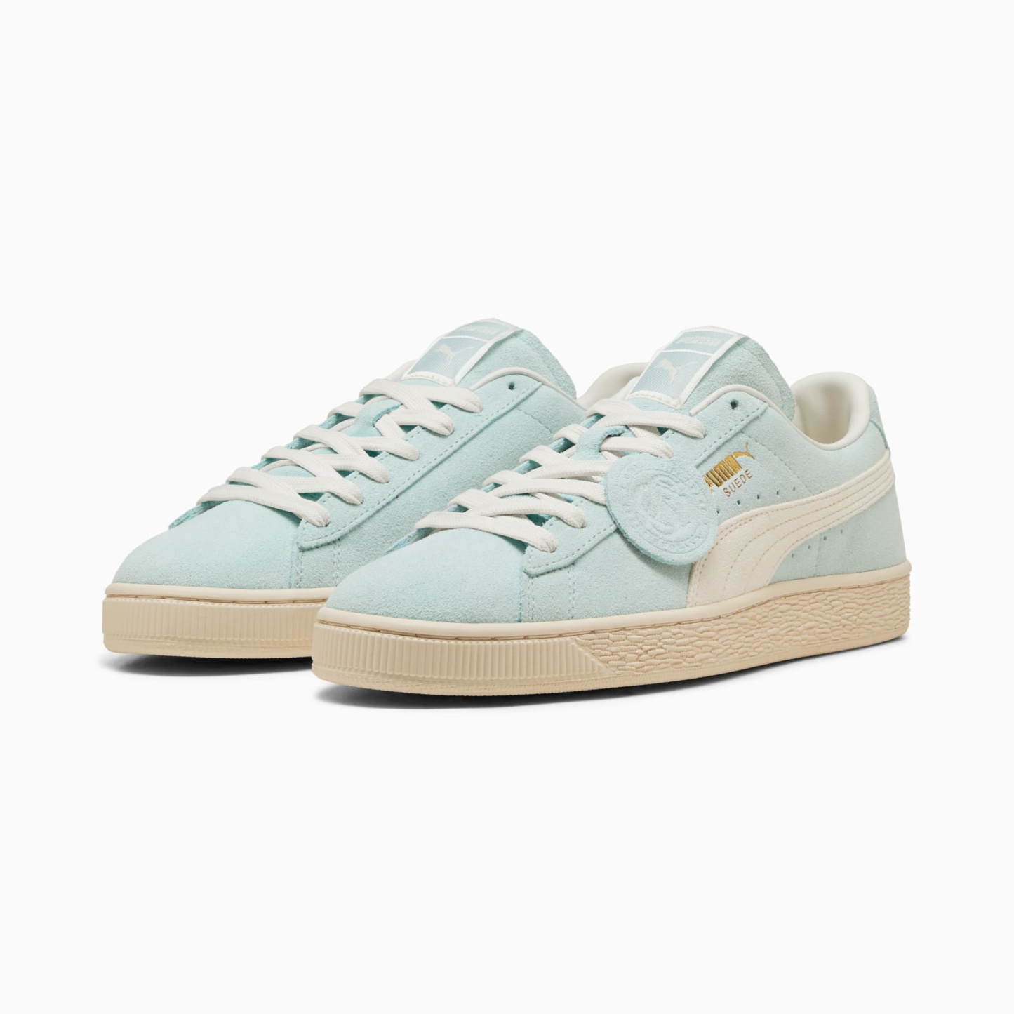 Suede Charles F. Stead II Sneakers Unisex – Green Glimmer-PUMA White