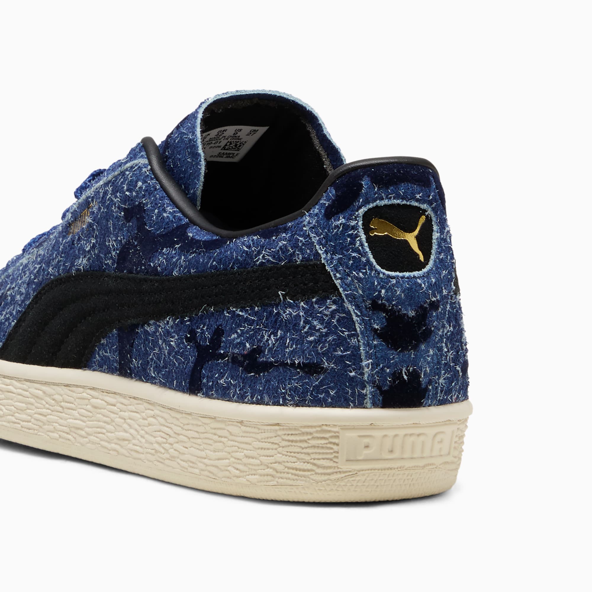 Suede Flock Sneakers Unisex – Blue Jewel-Club Navy
