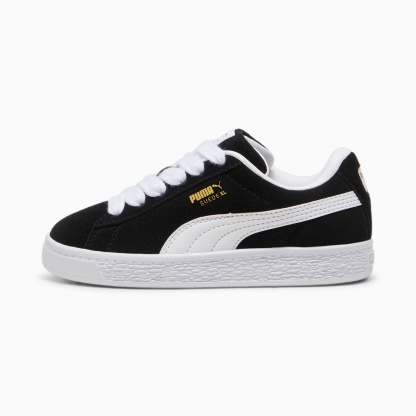 Suede XL Kids' Sneakers – PUMA Black-PUMA White