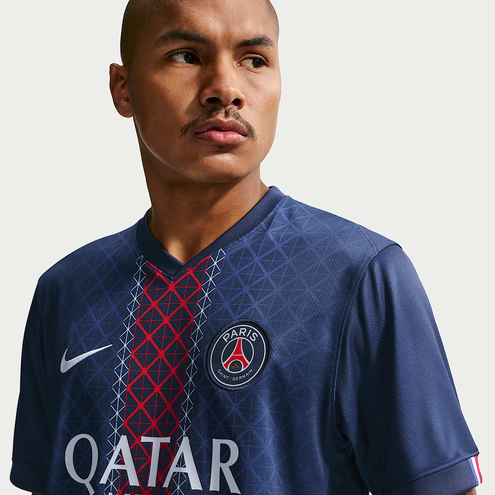 Paris Saint-Germain 2025/26 Stadium Home Men's Nike Dri-FIT Football Replica Shirt – Midnight Navy/Midnight Navy/White