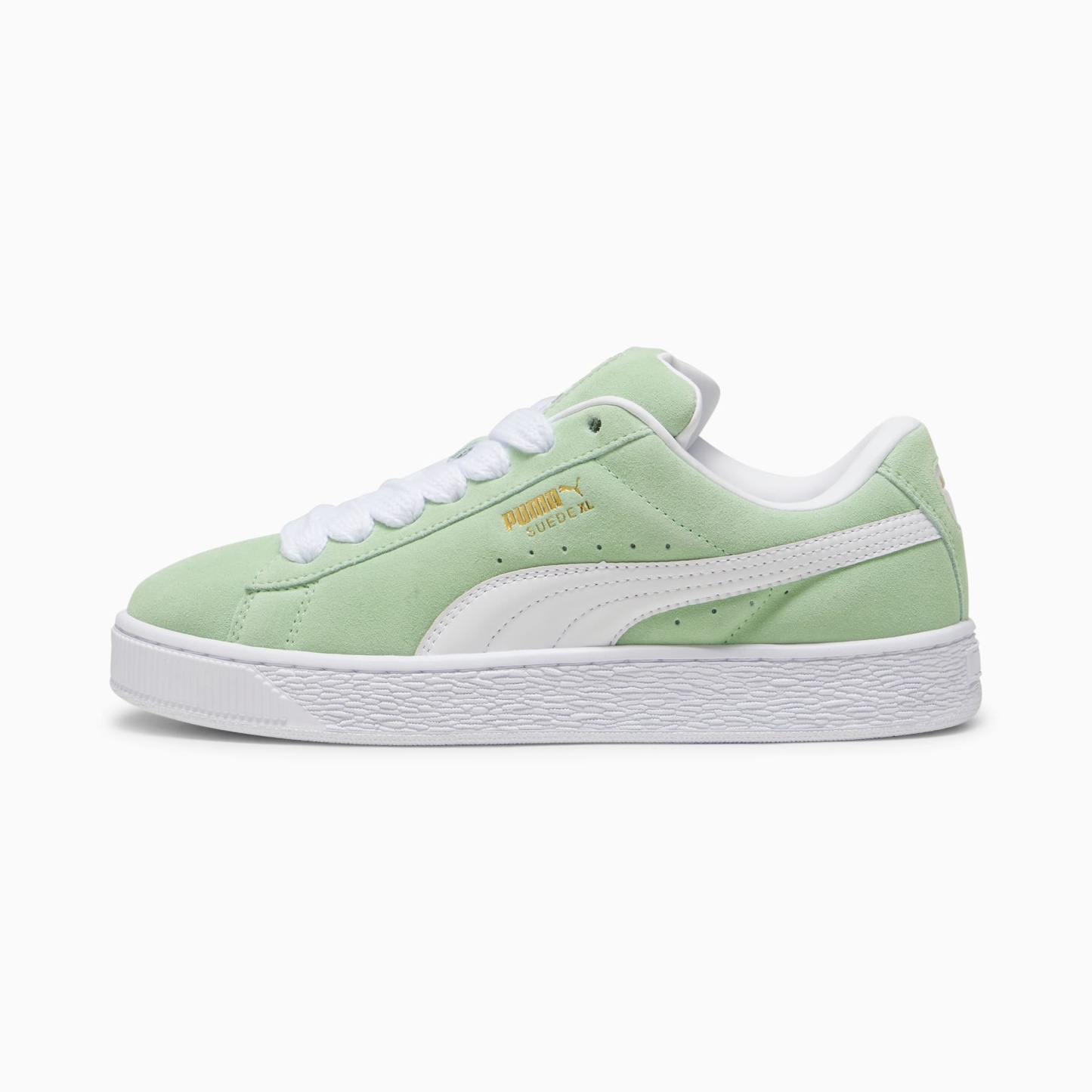 Suede XL Sneakers Unisex – Pure Green-PUMA White