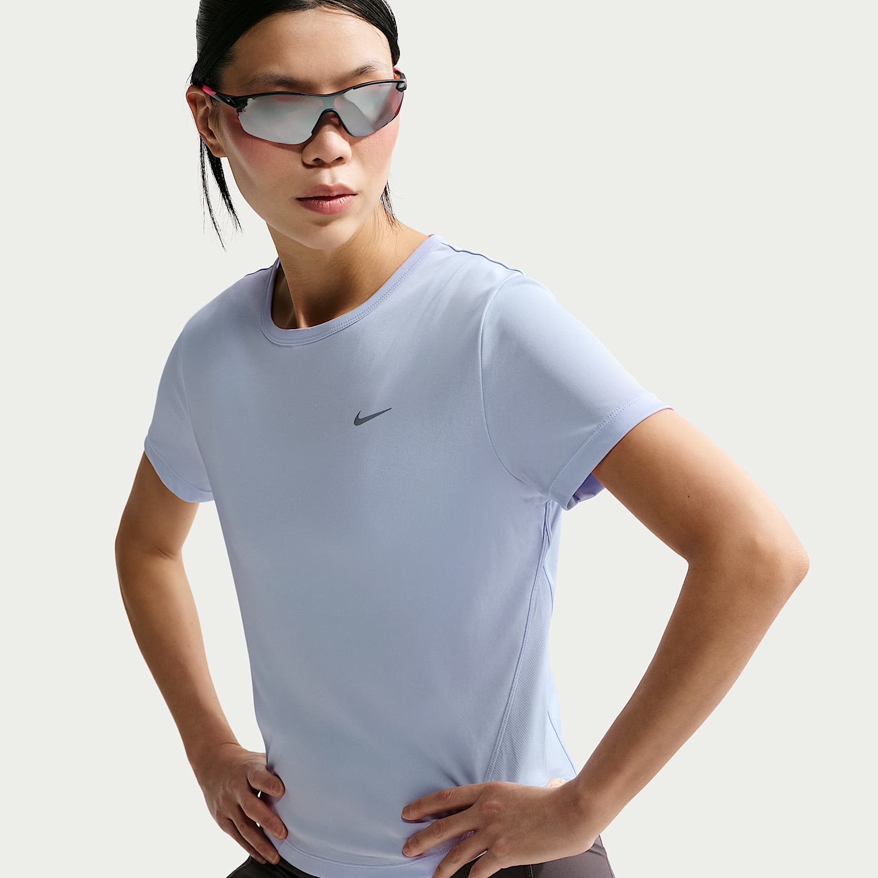 Nike Tempo Women's Dri-FIT Short-Sleeve Running Top – Palest Purple