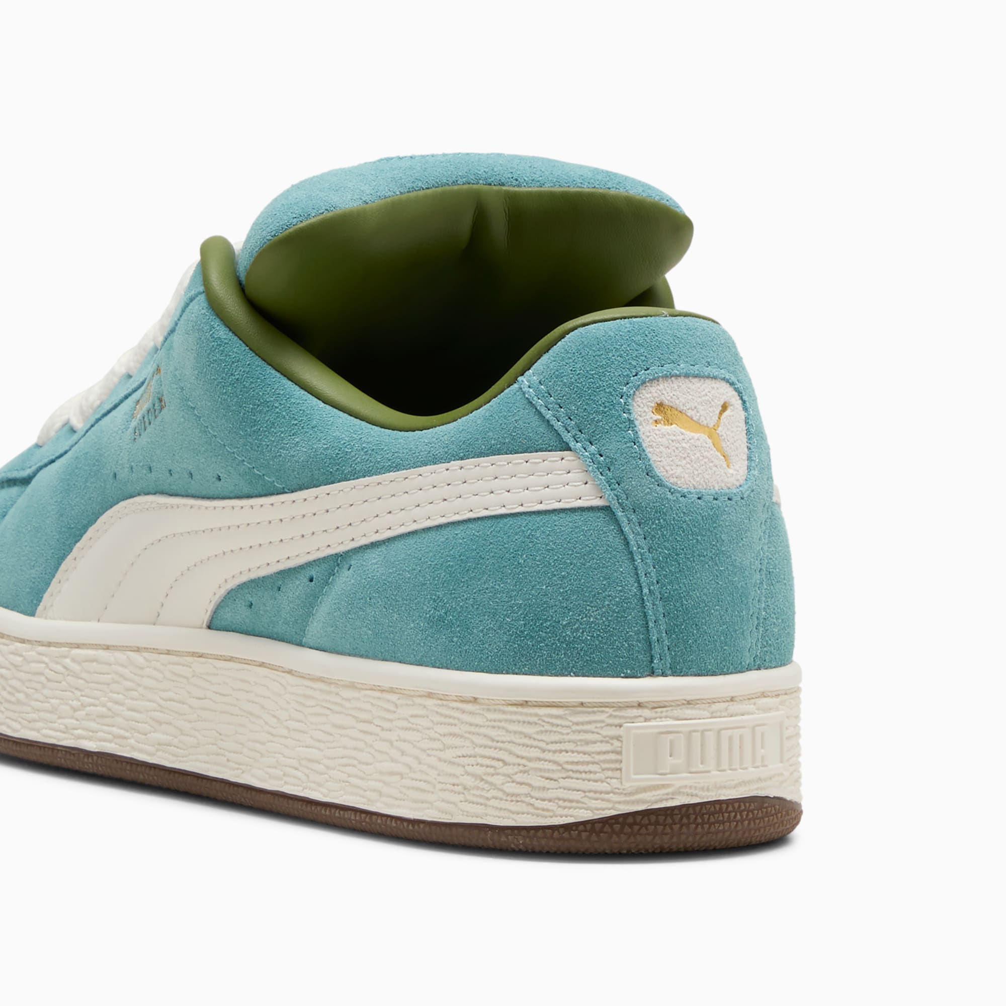 Suede XL Sneakers Unisex – Baltic Sea Blue-Warm White