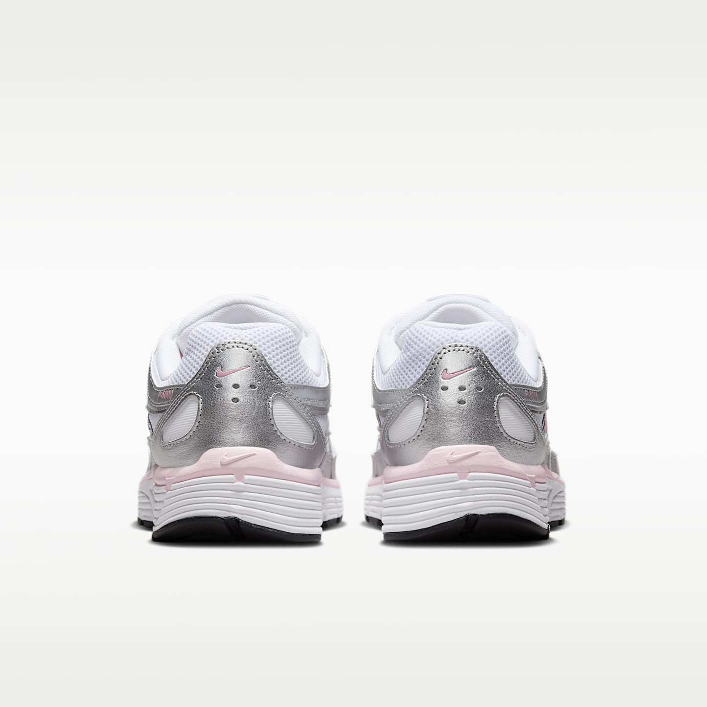 Nike P-6000 Women's Shoes – White/Elemental Pink/Black/Metallic Silver