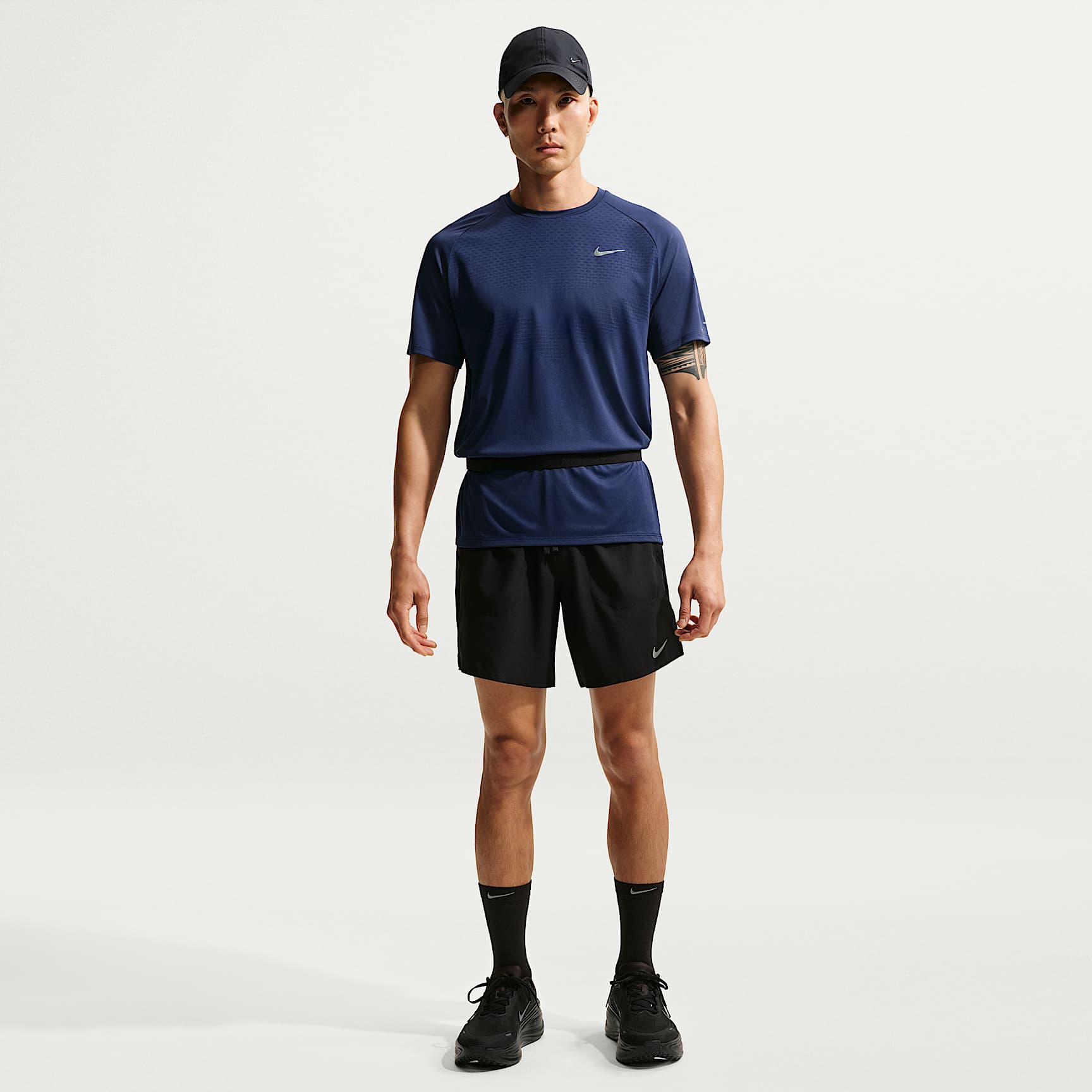Nike Stride Men's Dri-FIT ADV Short-Sleeve Running Top – Midnight Navy