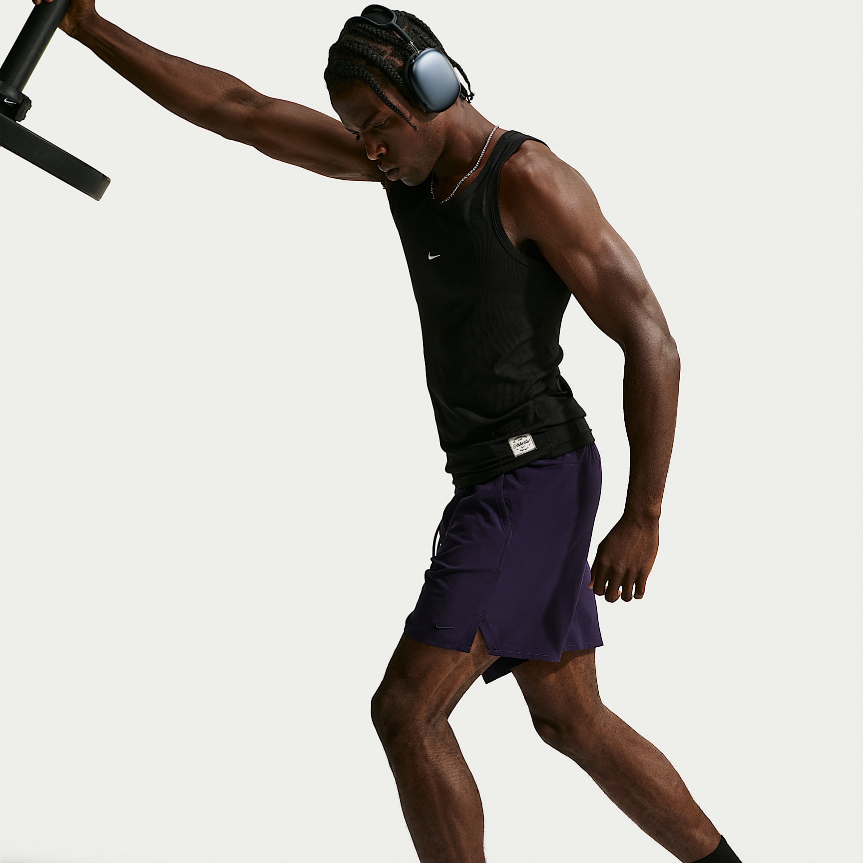 Nike Unlimited Men's Dri-FIT 18cm (approx.) Unlined Versatile Shorts – Purple Dynasty/Black/Purple Dynasty