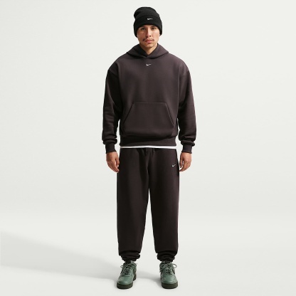 Nike Solo Fleece Men's Cuffed Trousers – Velvet Brown/Sail