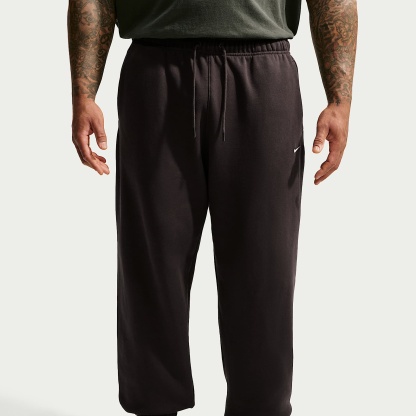 Nike Solo Fleece Men's Cuffed Trousers – Velvet Brown/Sail