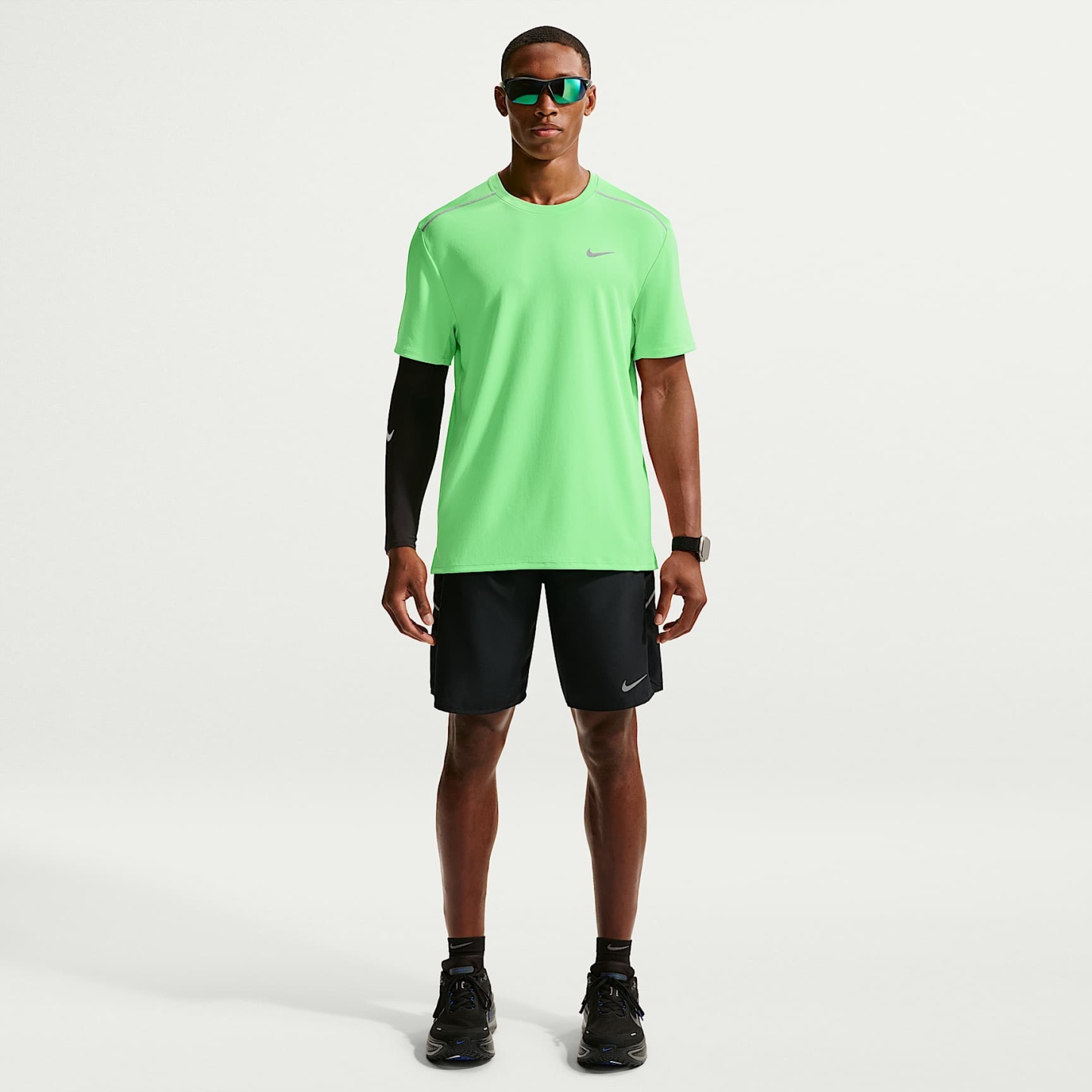 Nike Miler Men's Dri-FIT Short-Sleeve Running Top – Illusion Green/Cucumber Calm