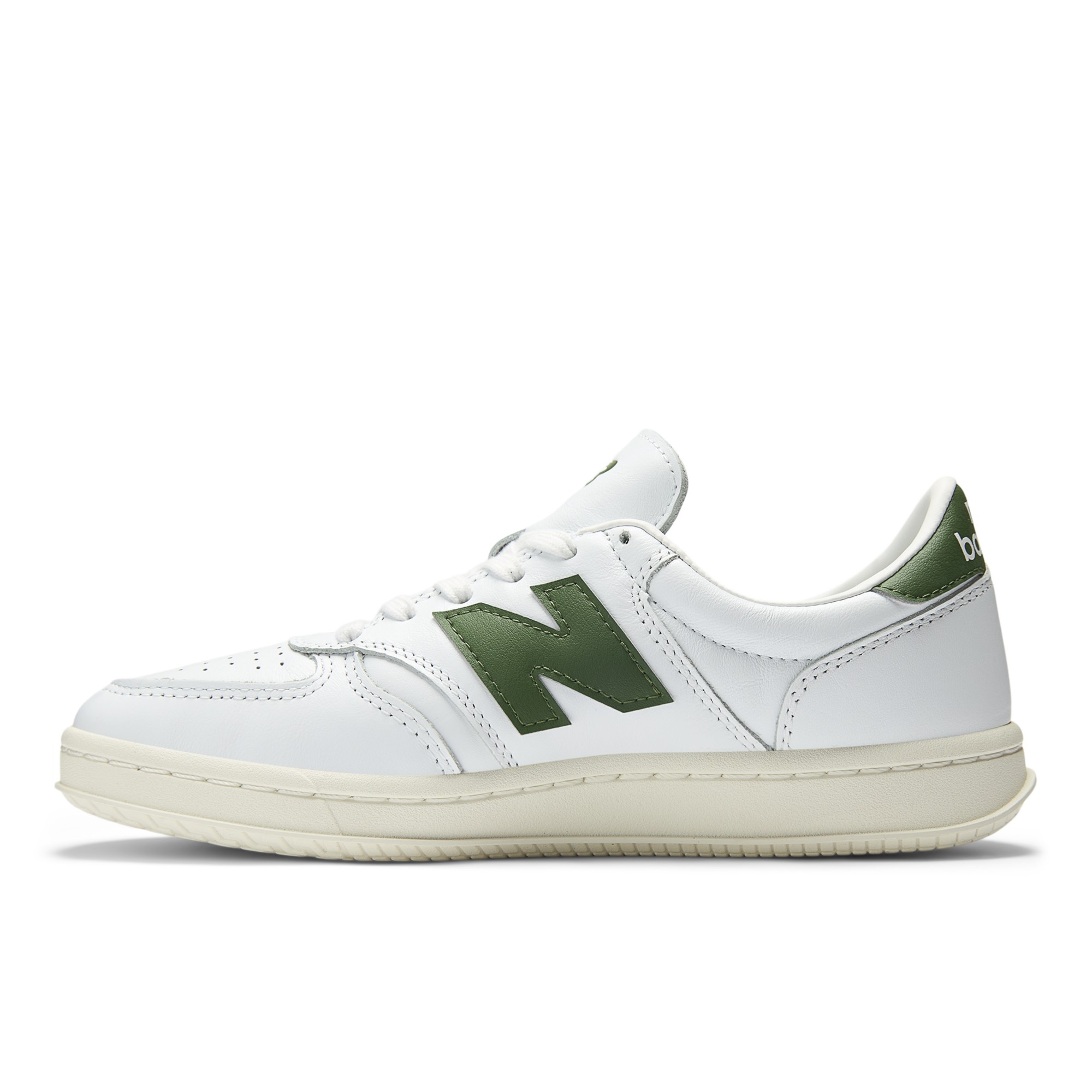 T500 – WHITE with DARK ALPINE GREEN