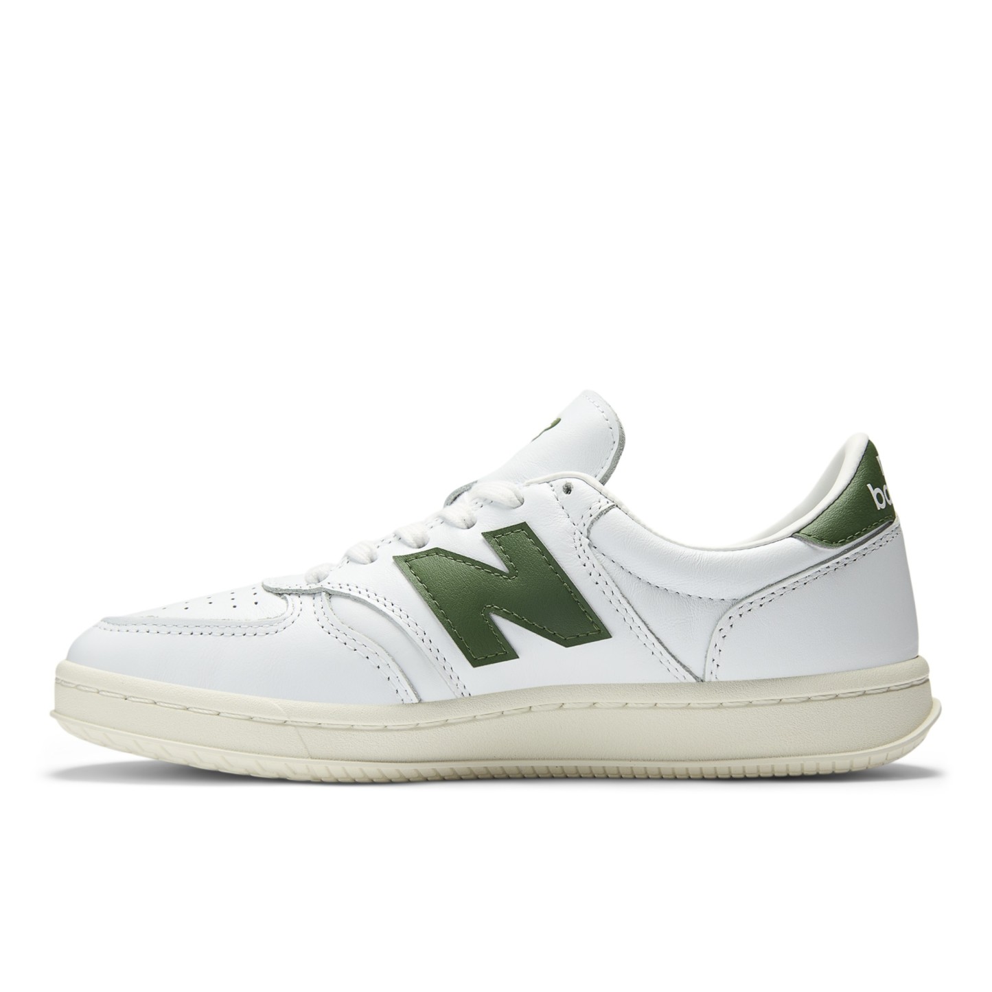 T500 – WHITE with DARK ALPINE GREEN