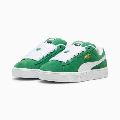 Suede XL Youth Sneakers – Archive Green-PUMA White
