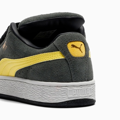 Suede XL Youth Sneakers – Shadow Gray-Lemon Meringue