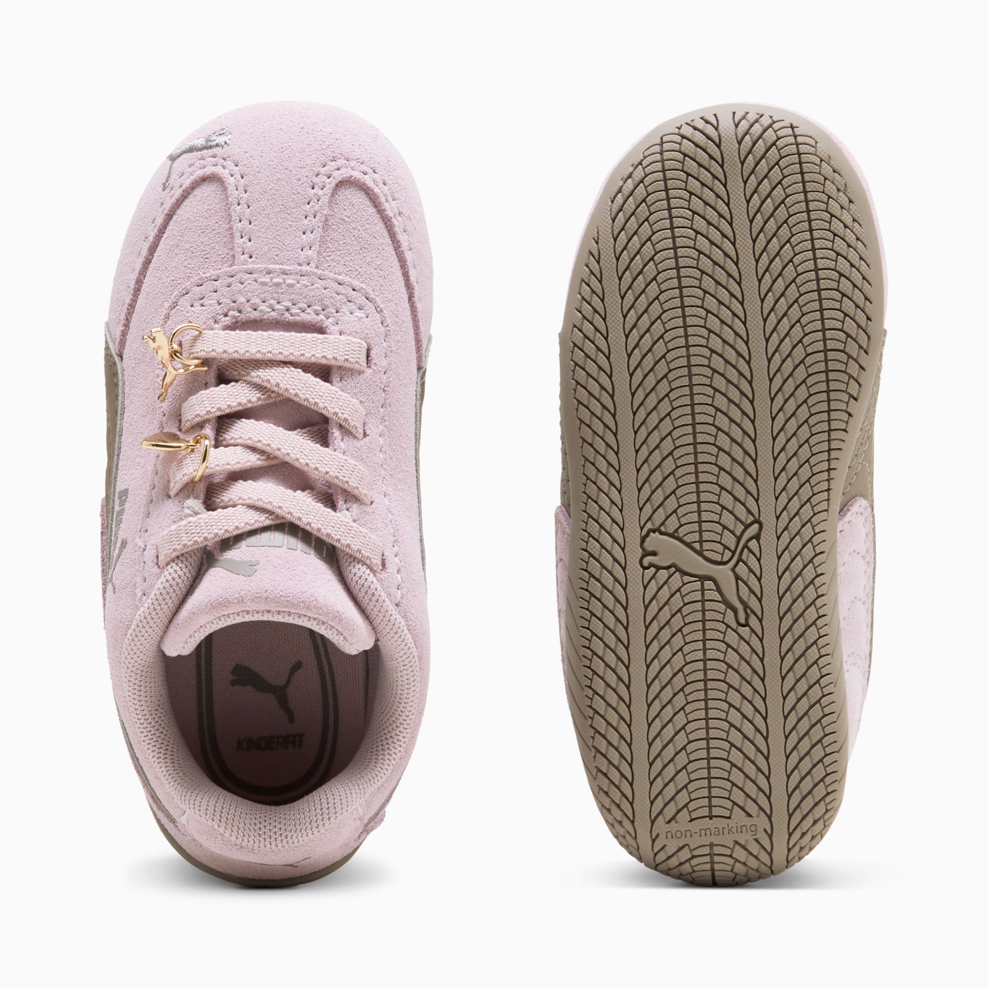 Speedcat Charmies Sneakers Toddlers – Misty Pink-Mouse Gray