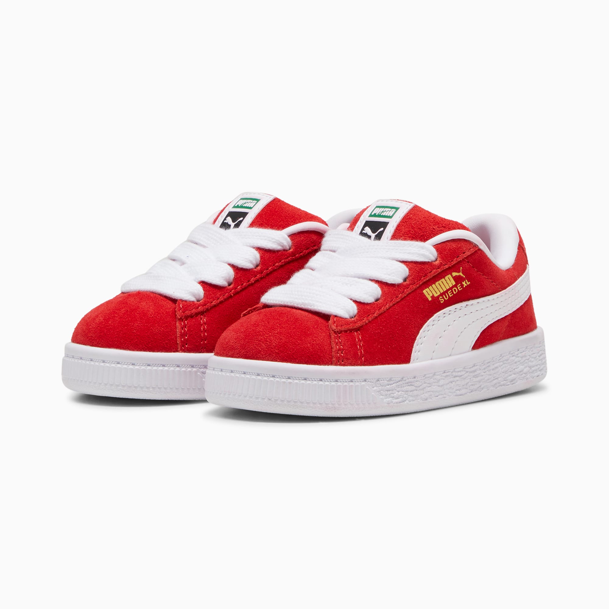 Suede XL Toddlers' Sneakers – For All Time Red-PUMA White