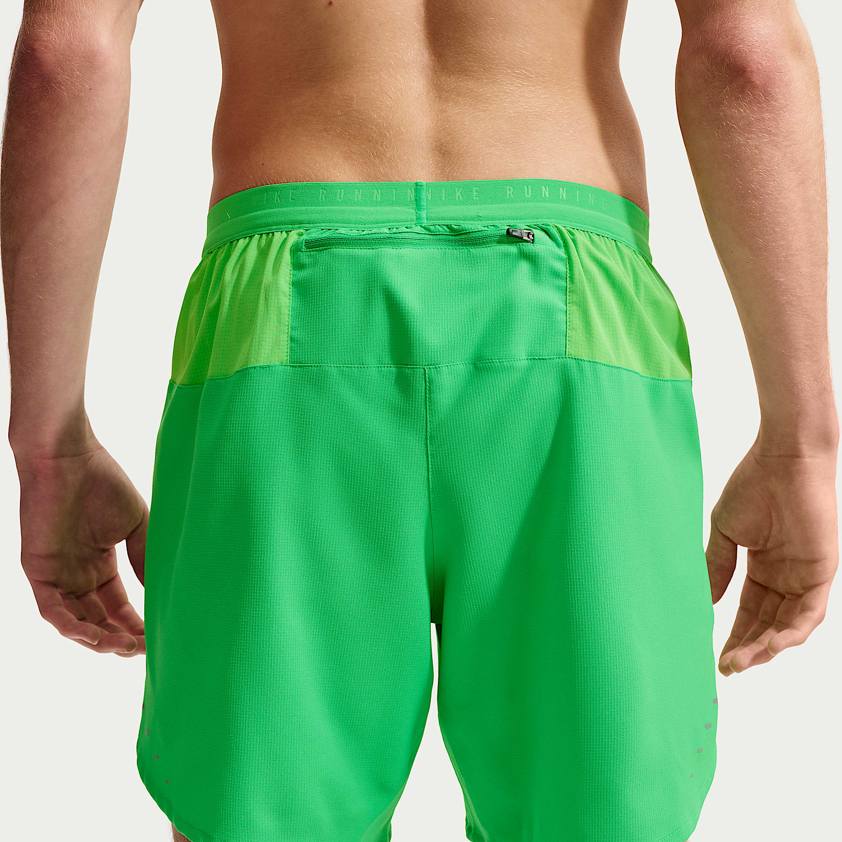 Nike Stride Men's Dri-FIT 18cm (approx.) Briefs-Lined Running Shorts – Green Spark