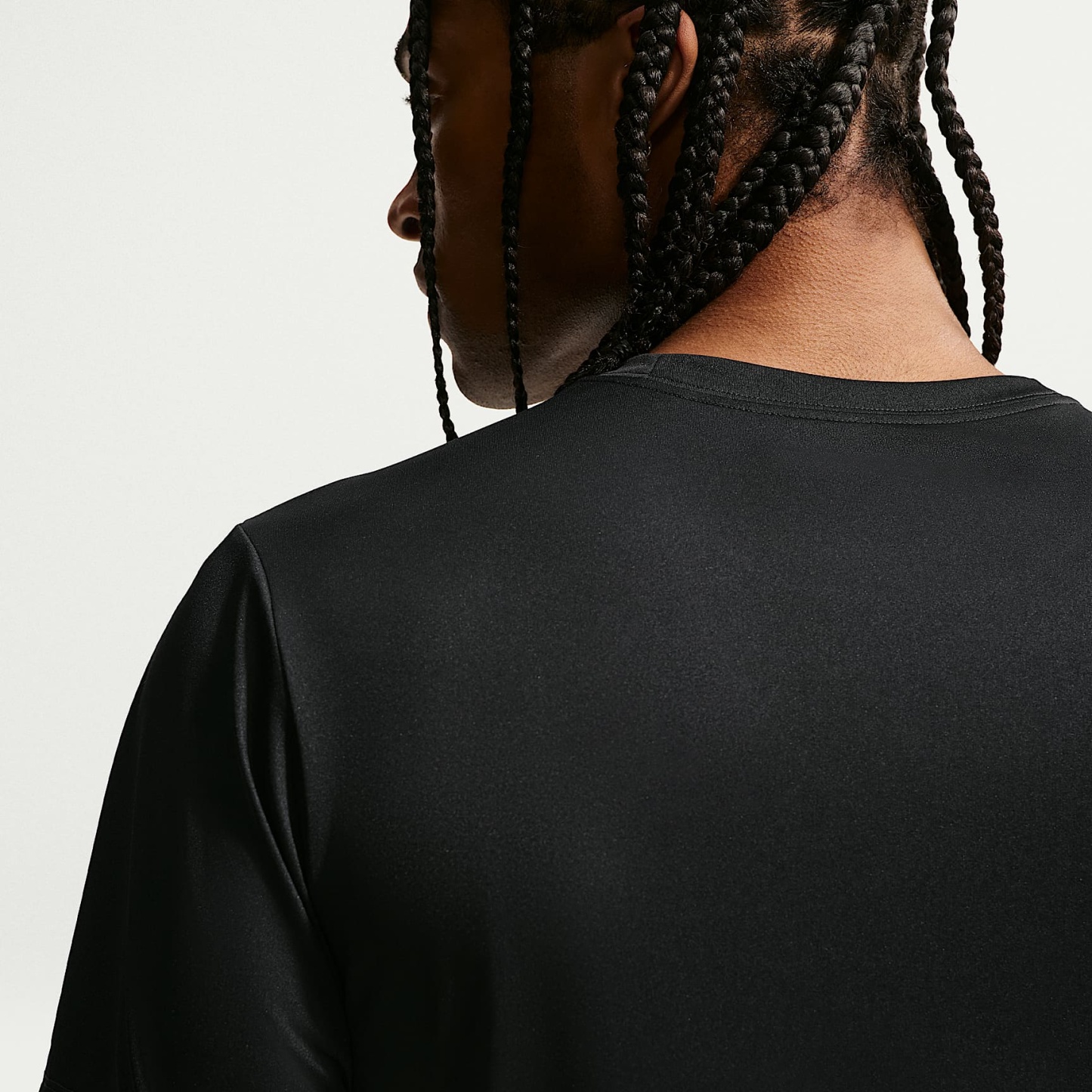Nike Men's Dri-FIT Training T-Shirt – Black/Matte Silver