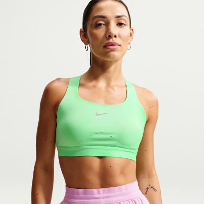 Nike Swift Women's High-Support Lightly Lined Sports Bra – Illusion Green