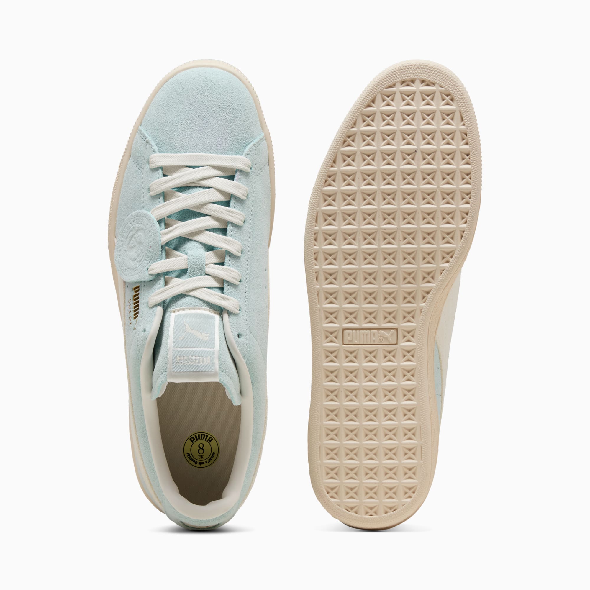Suede Charles F. Stead II Sneakers Unisex – Green Glimmer-PUMA White