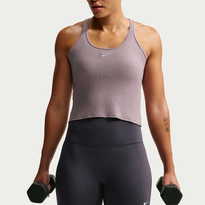 Nike One Women's High-Waisted 12.5cm (approx.) Biker Shorts – Gridiron/White