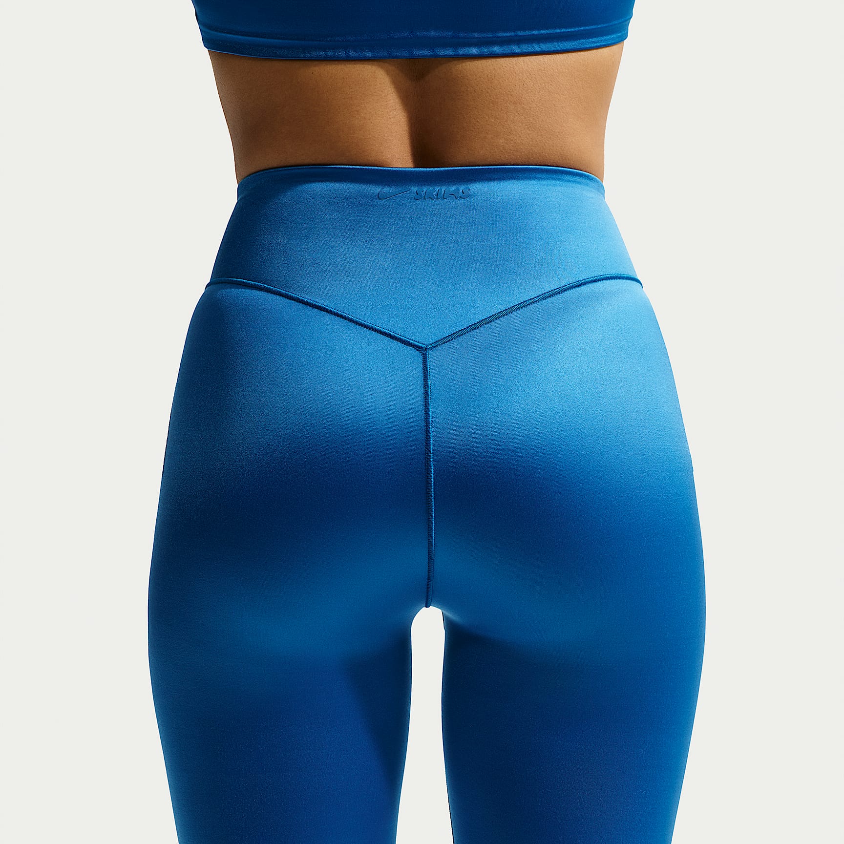 NikeSKIMS Satin Shine Women's High-Waisted Bonded 66cm (approx.) Leggings – NSKM Cobalt/NSKM Cobalt