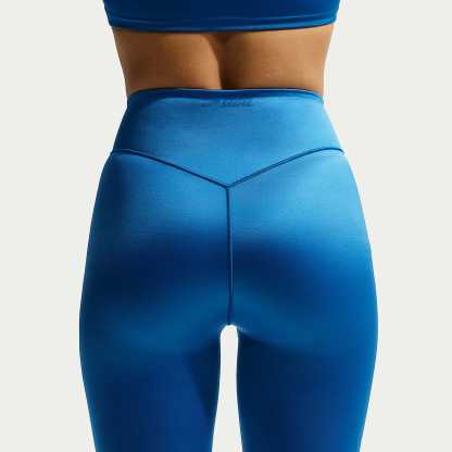 NikeSKIMS Satin Shine Women's High-Waisted Bonded 66cm (approx.) Leggings – NSKM Cobalt/NSKM Cobalt