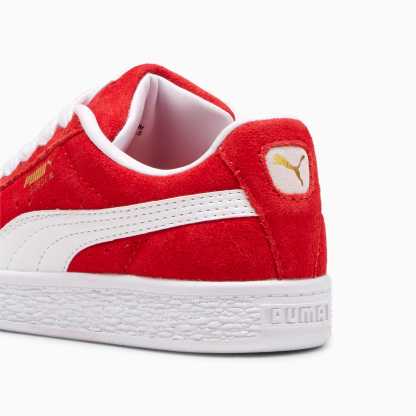 Suede XL Kids' Sneakers – For All Time Red-PUMA White