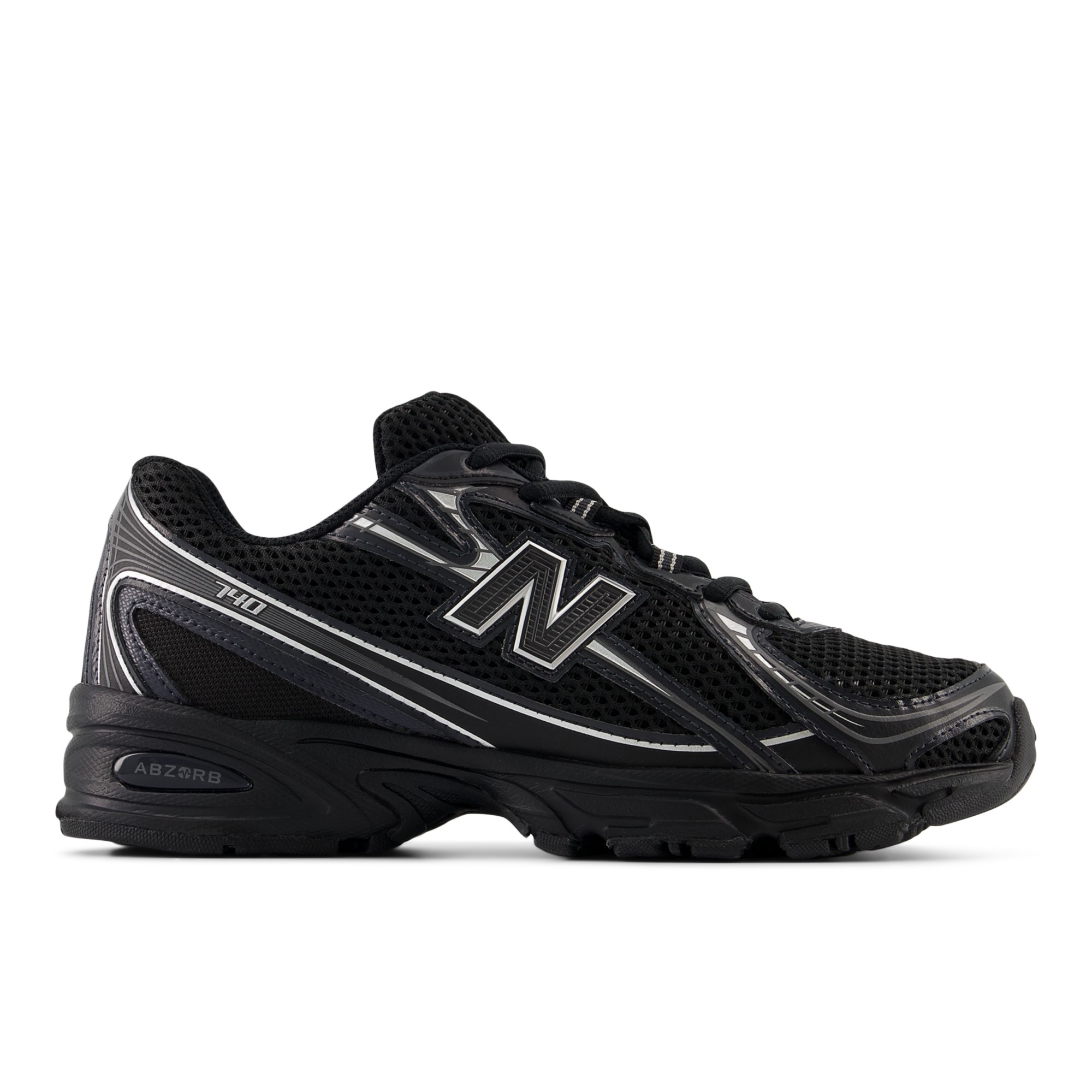 740 – BLACK with SILVER METALLIC