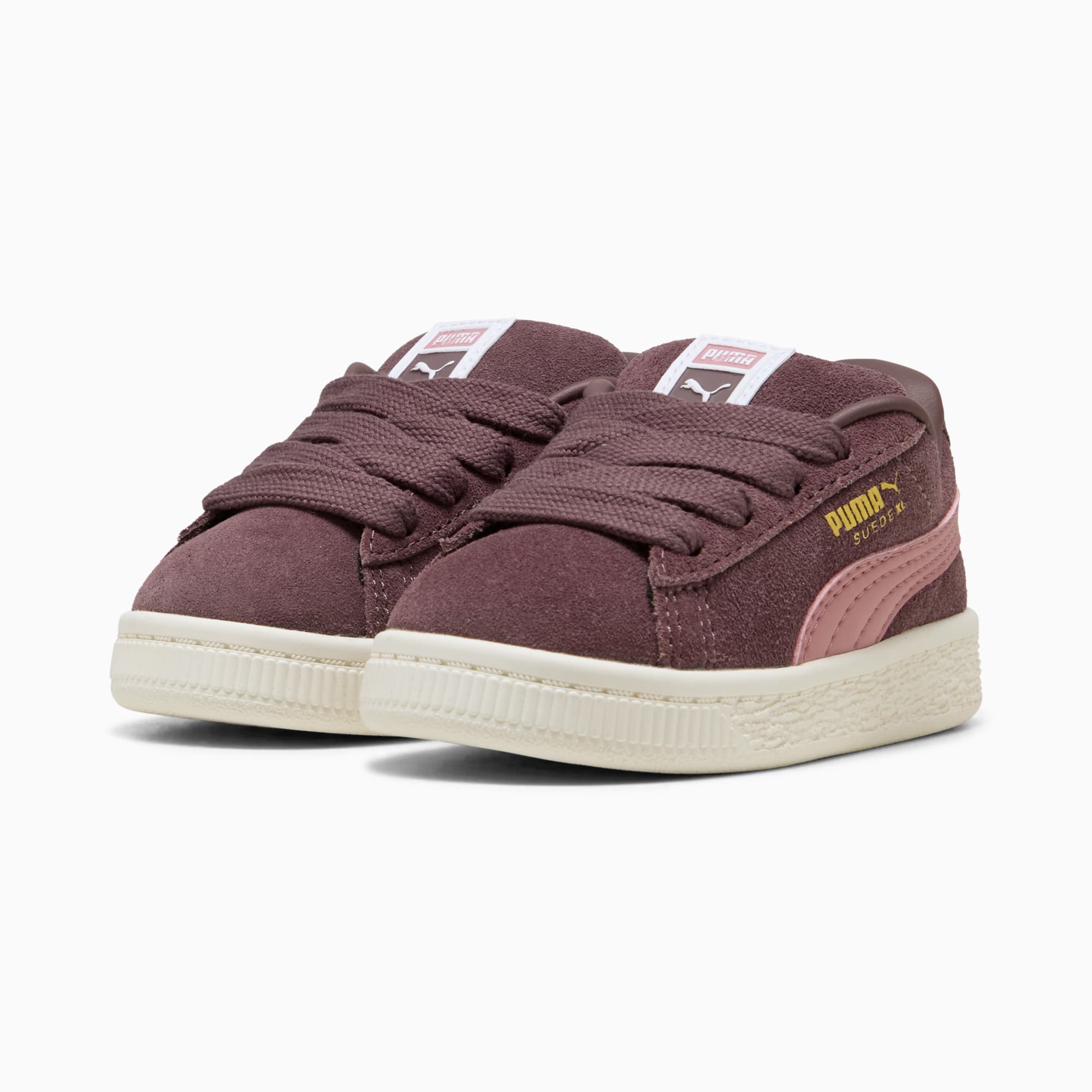 Suede XL Toddlers' Sneakers – Rich Cocoa-Dusky Rosewood
