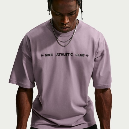 Nike N.A.C. Men's Oversized T-Shirt – Purple Smoke/Black