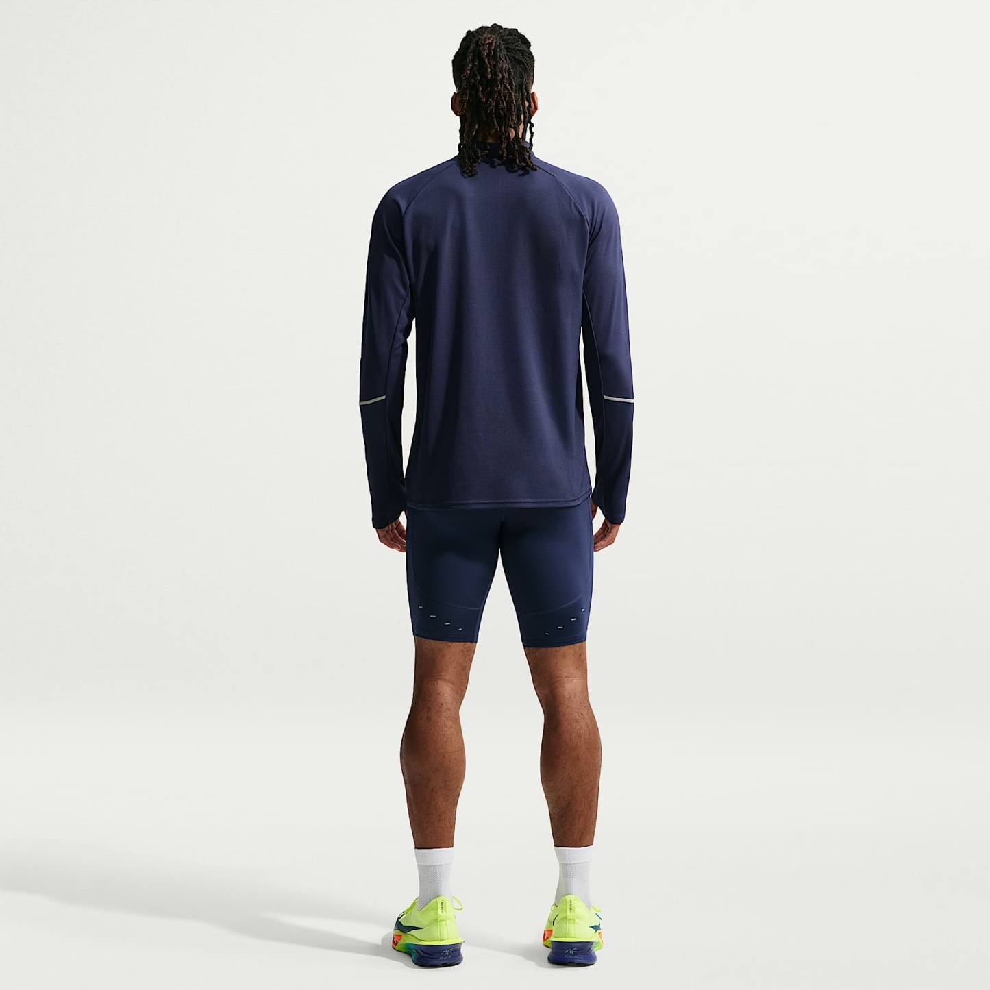 Nike Stride Men's Dri-FIT 1/2-Length Running Tights – Midnight Navy