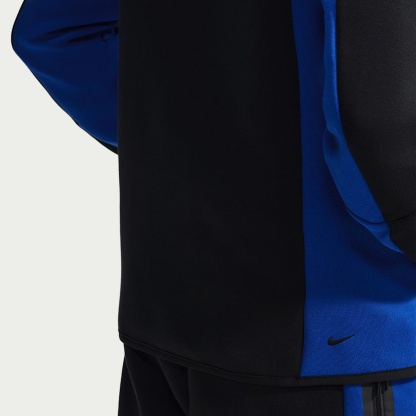 Nike Tech Men's Colour-Block Full-Zip Fleece Windrunner Jacket – Black/Old Royal/Black