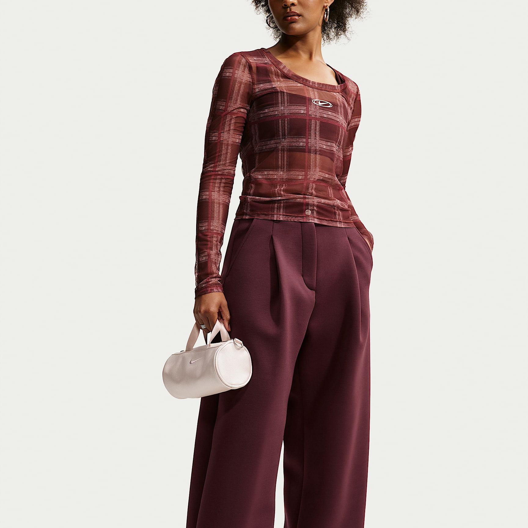 Nike Pre-game Fleece Women's Loose Mid-Rise Trousers – Mystic Dates/Mystic Dates