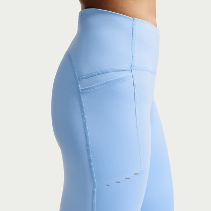 Nike Swift Women's High-Waisted 7/8 Running Leggings with Pockets – Aluminium