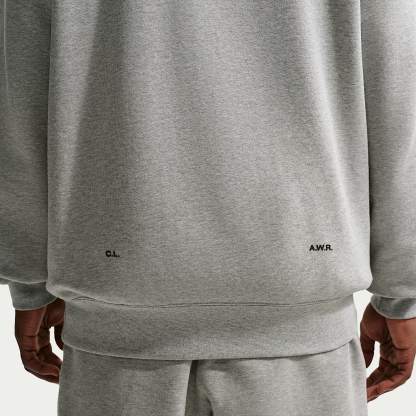 NOCTA Fleece CS Hoodie 2 – Dark Grey Heather/Matte Silver/Black