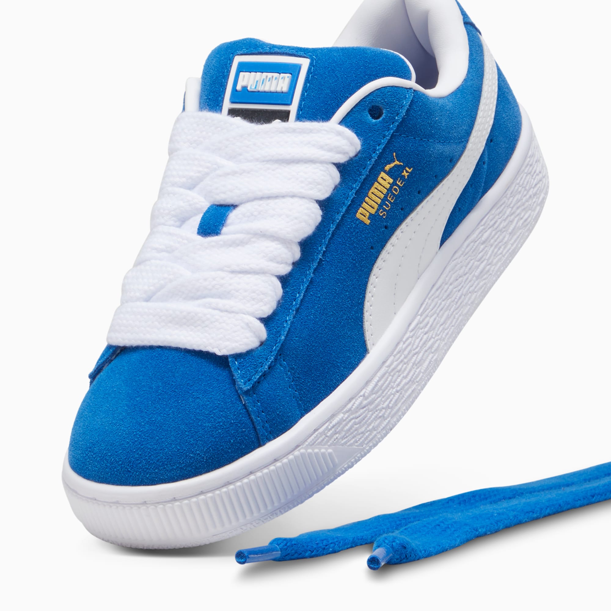 Suede XL Youth Sneakers – PUMA Team Royal-PUMA White