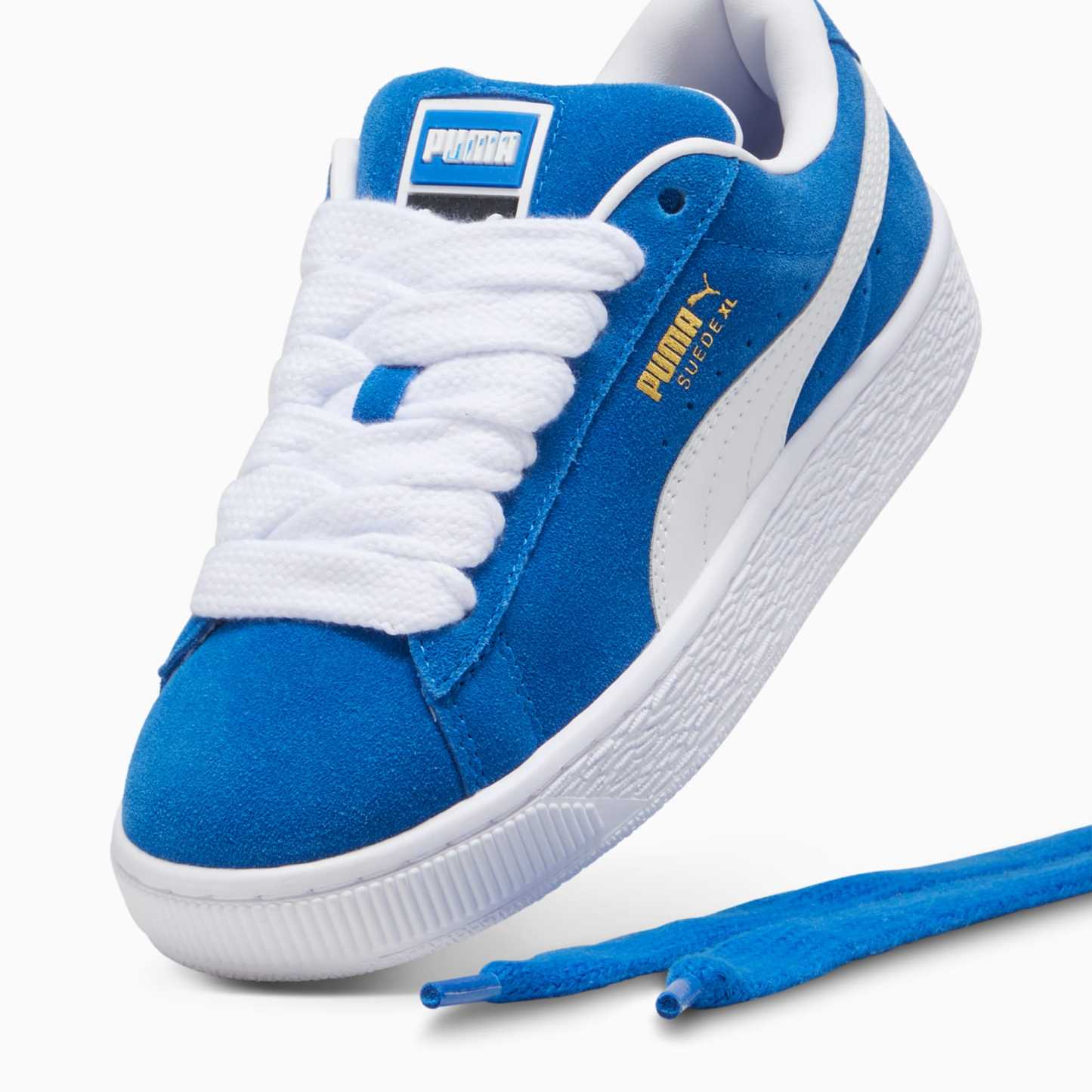 Suede XL Youth Sneakers – PUMA Team Royal-PUMA White