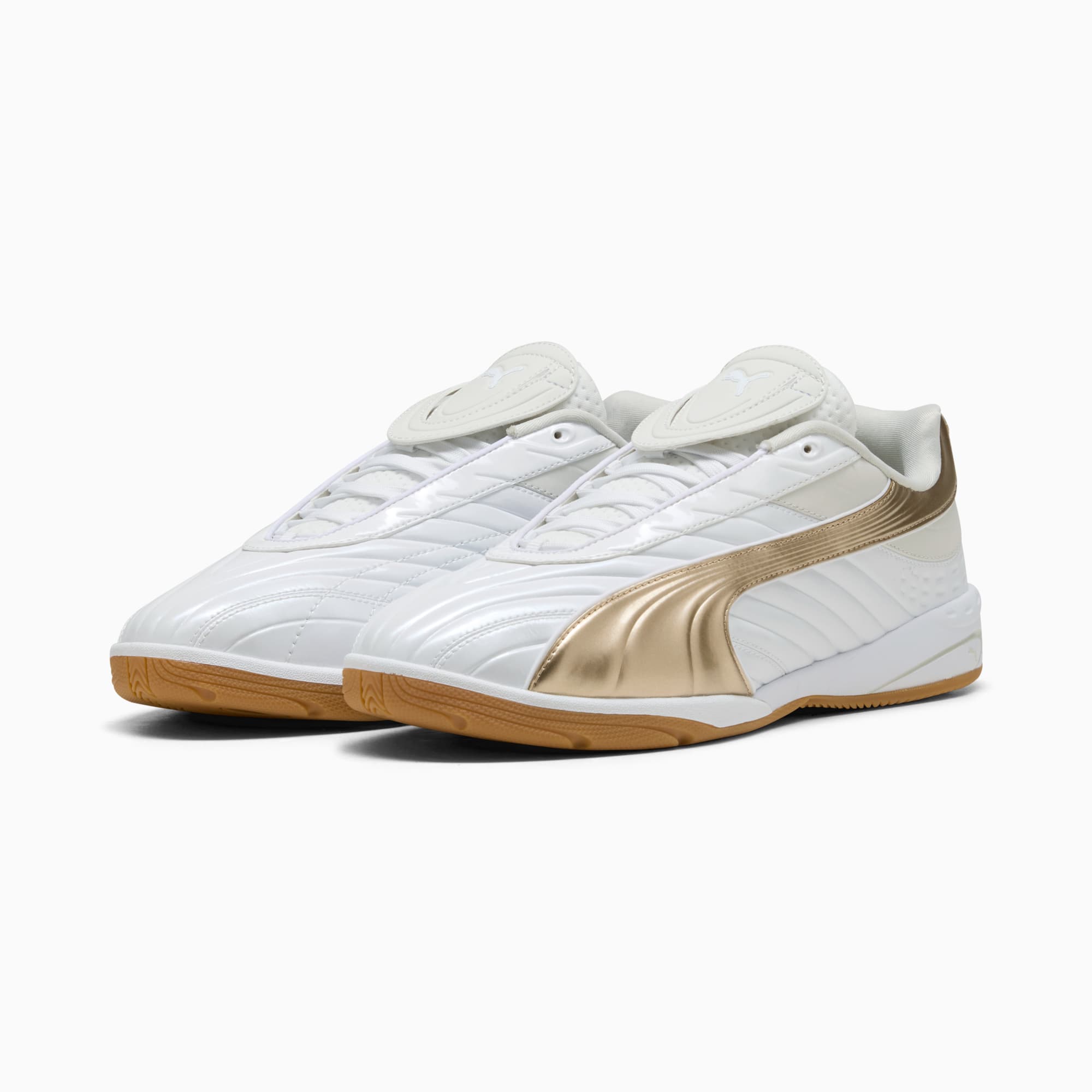 V-S2 Goalgetter Sneakers Unisex – PUMA White-PUMA Gold