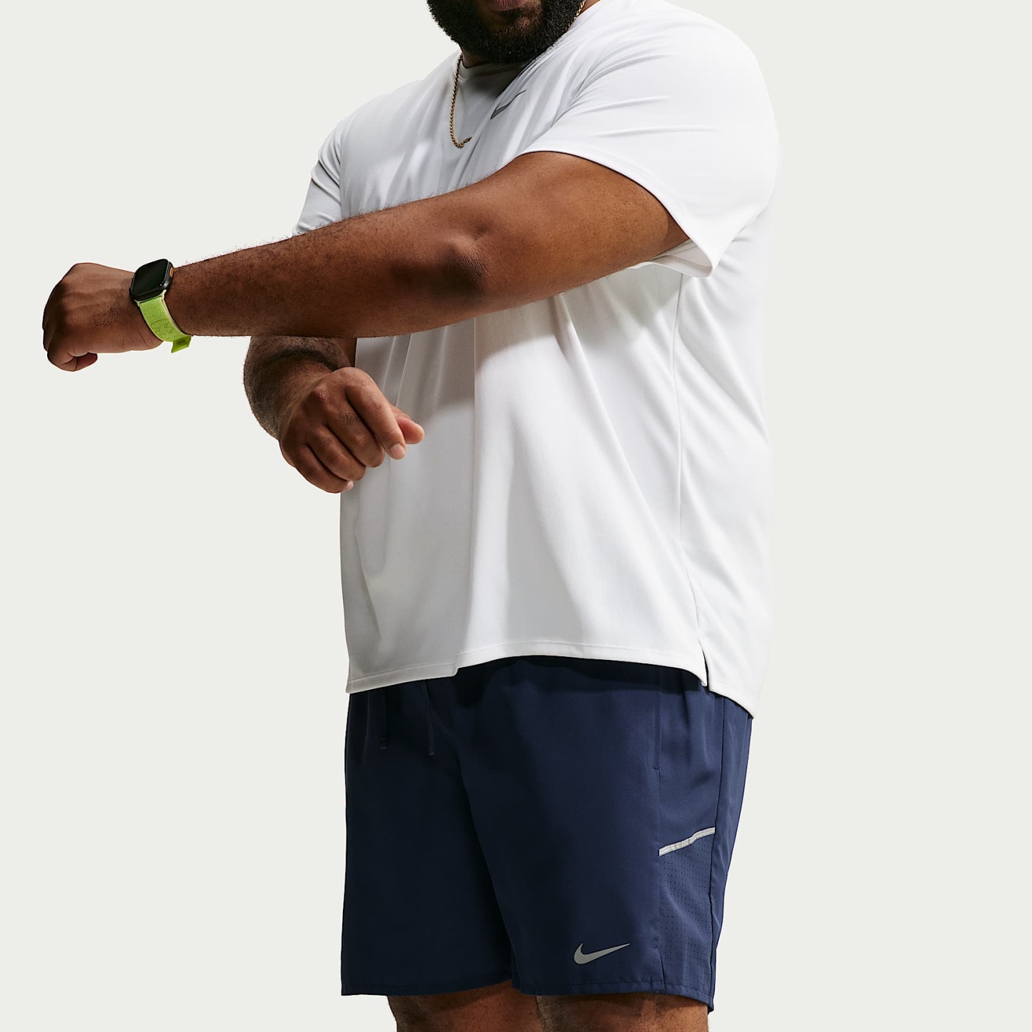 Nike Miler Men's Dri-FIT 18cm (approx.) Brief-Lined Running Shorts – Midnight Navy/Midnight Navy