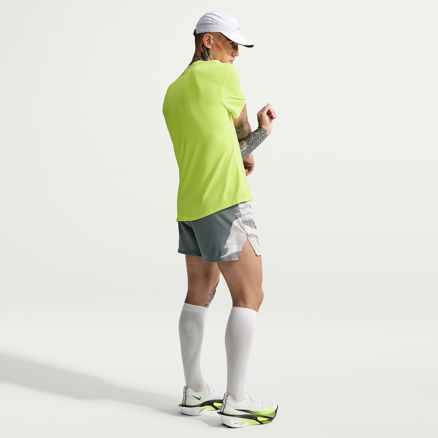 Nike Miler Men's Dri-FIT Short-Sleeve Running Top – Light Lemon Twist