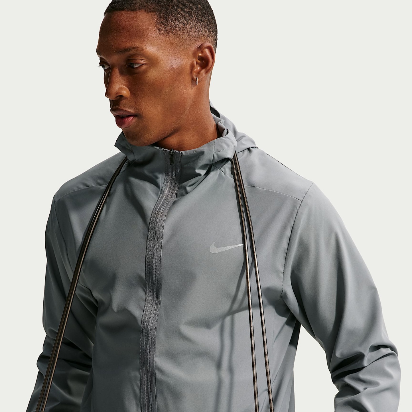 Nike Form Men's Dri-FIT Hooded Versatile Jacket – Smoke Grey