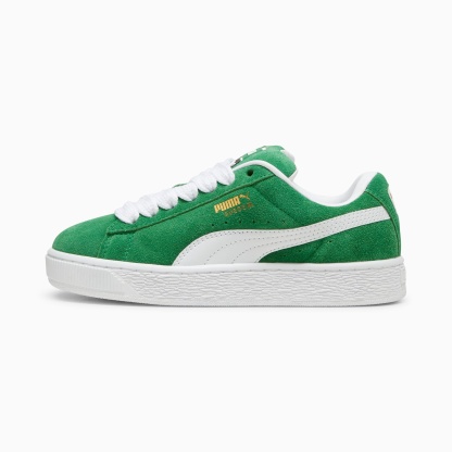 Suede XL Youth Sneakers – Archive Green-PUMA White