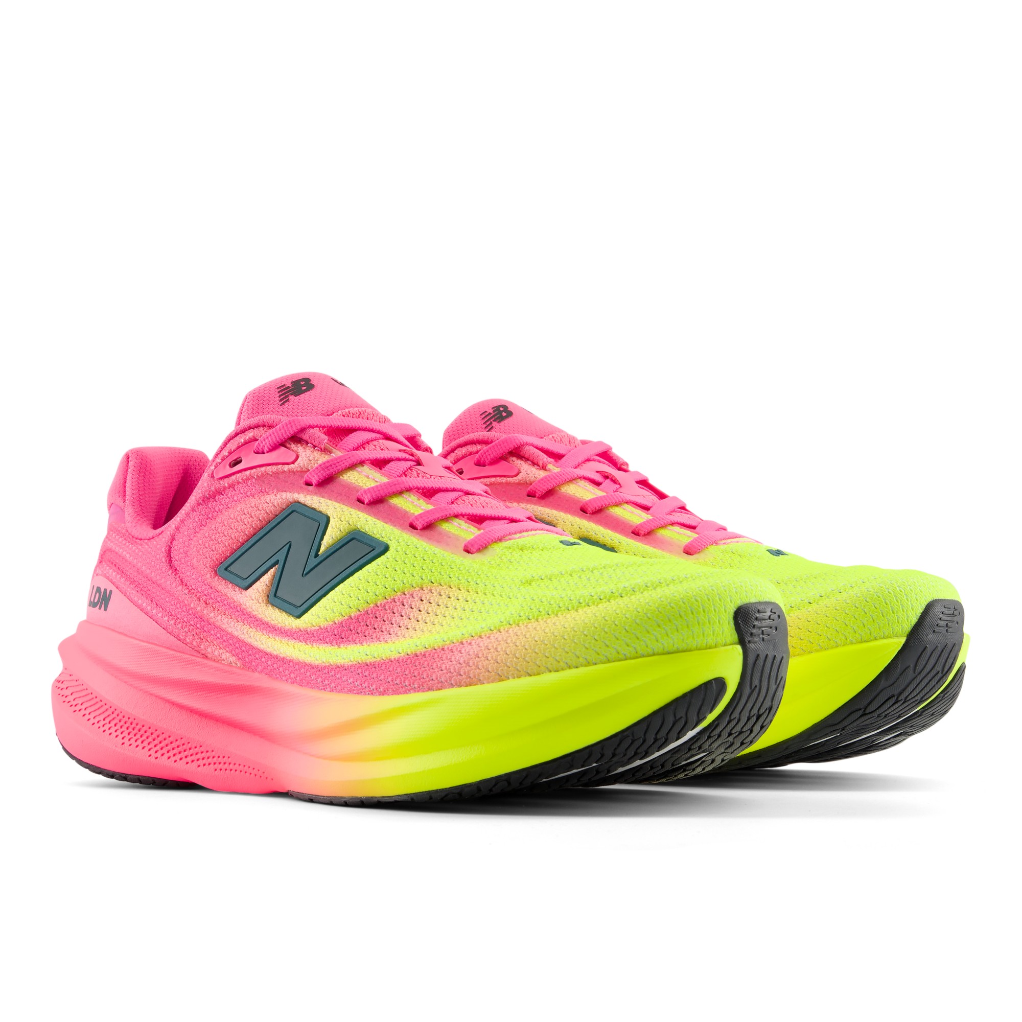TCS London Marathon 1080v15 – ALKALINE GREEN with PINK HEAT
