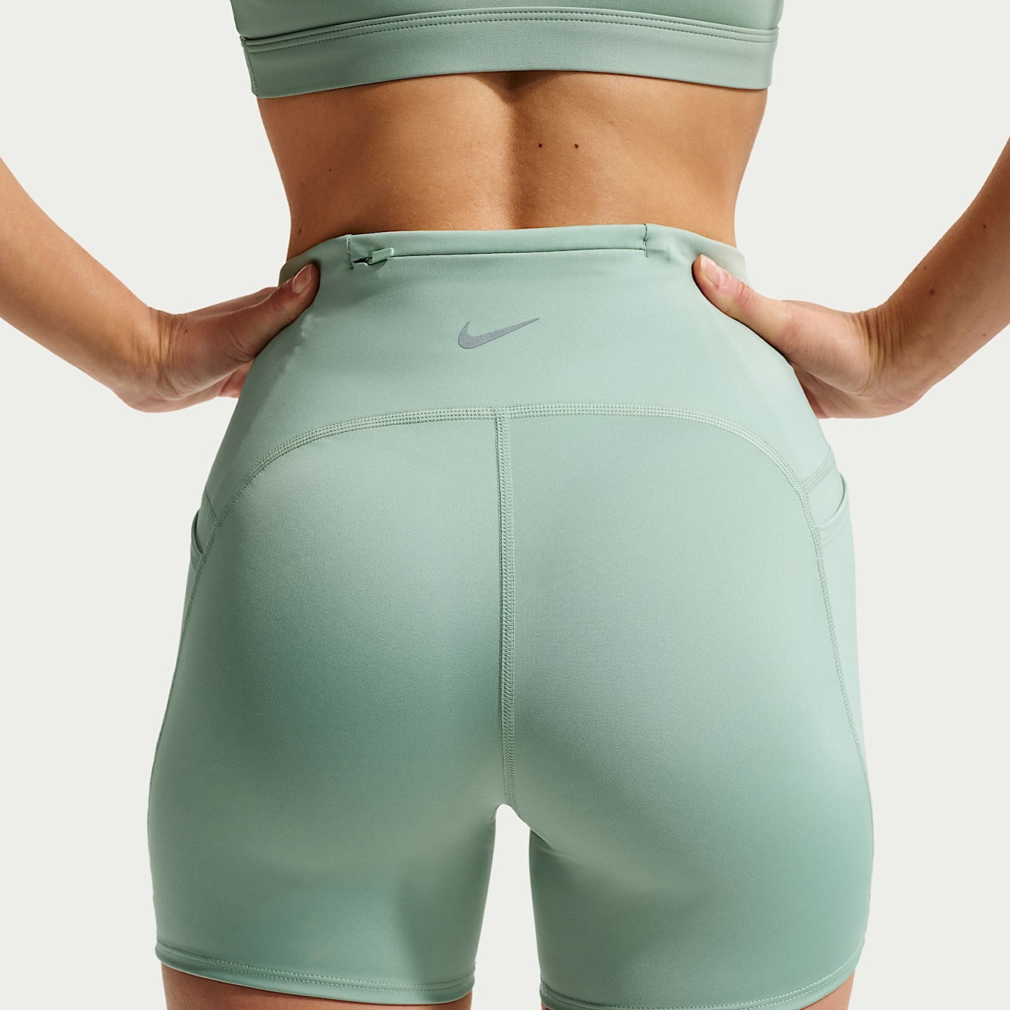 Nike Swift Women's High-Waisted 10cm (approx.) Tight Running Shorts with Pockets – Steam