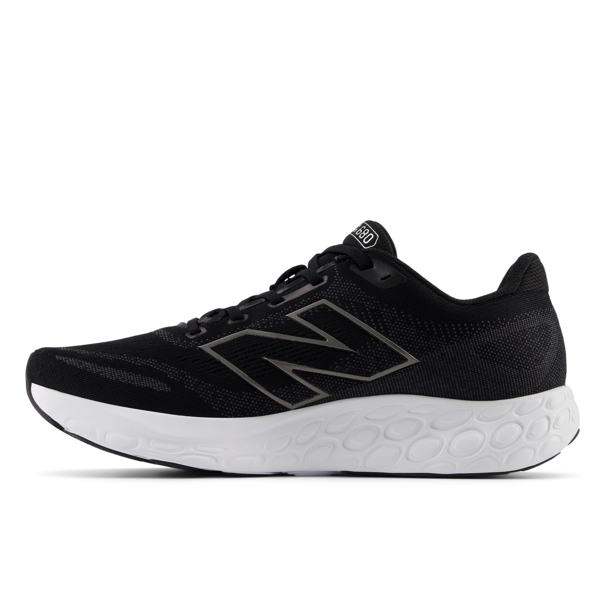 Fresh Foam 680 v8 – BLACK with Black Metallic and White