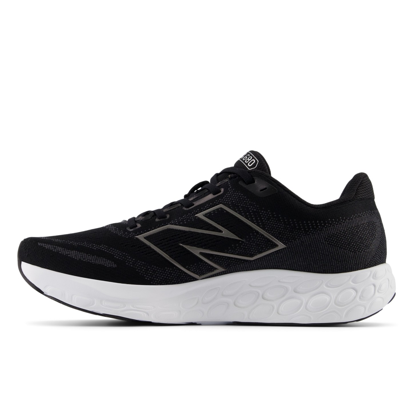 Fresh Foam 680 v8 – BLACK with Black Metallic and White