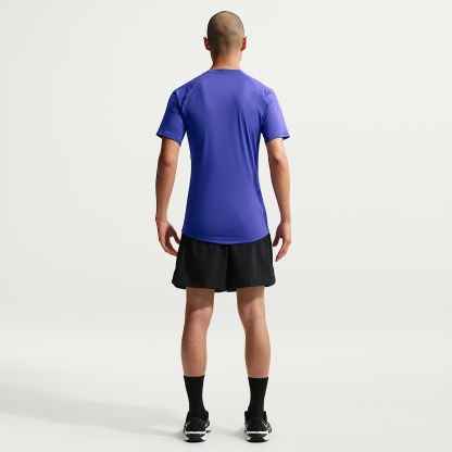 Nike Pro Men's Dri-FIT Tight Short-Sleeve Fitness Top – Persian Violet/Black